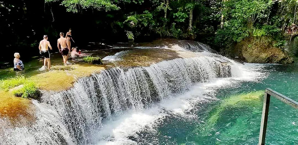 Waterfall experience on Efate